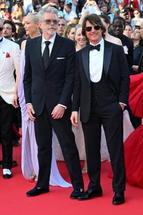 Cannes, France: Cannes, 78th Cannes Film Festival 2025 - evening 2 - Red Carpet premiere of the film Mission: Impossible The Final Reckoning In the photo: Christopher McQuarrie and Tom Cruise Cannes France  - ZUMAp169 20250514_zea_p169_1562 Copyright: xTerenghi Ipax