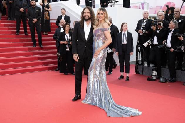 Cannes - Mission Impossible Red Carpet DN Heidi Klum and Tom Kaulitz attend the Mission Impossible - The Final Reckoning red carpet at the 78th annual Cannes Film Festival at Palais des Festivals on May 14, 2025 in Cannes, France. Photo by David NIVIERE ABACAPRESS.COM CANNES France  Copyright: xNivierexDavid ABACAPRESS.COMx