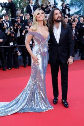 May 14, 2025, Cannes, France: Heidi Klum and Tom Kaulitz attend the premiere of Mission Impossible - The Final Reckoning during the 78th Cannes Film Festival at Palais des Festivals in Cannes, France, on 14 May 2025. Photo: Cannes France - ZUMAm179 20250514_zep_m179_120 Copyright: xAlecxMichaelx