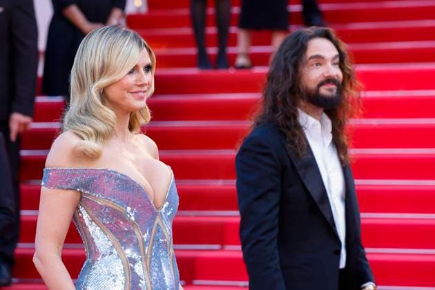 May 14, 2025, Cannes, France: Heidi Klum and Tom Kaulitz attend the premiere of Mission Impossible - The Final Reckoning during the 78th Cannes Film Festival at Palais des Festivals in Cannes, France, on 14 May 2025. Photo: Cannes France - ZUMAm179 20250514_zep_m179_123 Copyright: xAlecxMichaelx