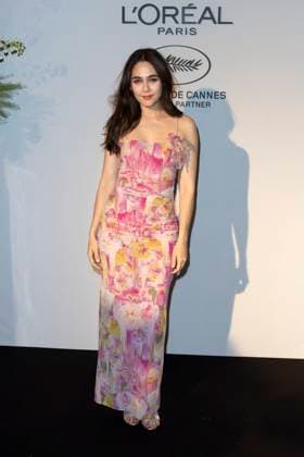 Cannes Photocall of L Oreal Paris dinner in honor of women in cinema MP Araya Alberta attends L Oreal Paris dinner in honor of women in cinema ahead of the 78th Cannes Film Festival on May 14, 2025 in Cannes, France. Photo by Marco Piovanotto ABACAPRESS.COM  Copyright: xPiovanottoxMarco ABACAx