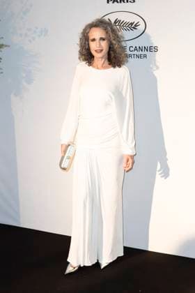 Cannes Photocall of L Oreal Paris dinner in honor of women in cinema MP Andie MacDowell attends L Oreal Paris dinner in honor of women in cinema ahead of the 78th Cannes Film Festival on May 14, 2025 in Cannes, France. Photo by Marco Piovanotto ABACAPRESS.COM  Copyright: xPiovanottoxMarco ABACAx