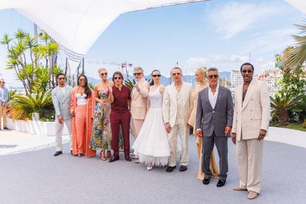 Festival de Cannes Photocall Mission Impossible The Final Reckoning Angela Bassett, Hannah Waddingham, Tom Cruise, Christopher McQuarrie, Hayley Atwell, Simon Pegg, Pom Klementieff, Esai Morales and Tramell Tillman at the photocall of Mission Impossible The Final Reckoning during the 78 Cannes Film Festival on 14 05 2025 Copyright: xEventpressxKochanx