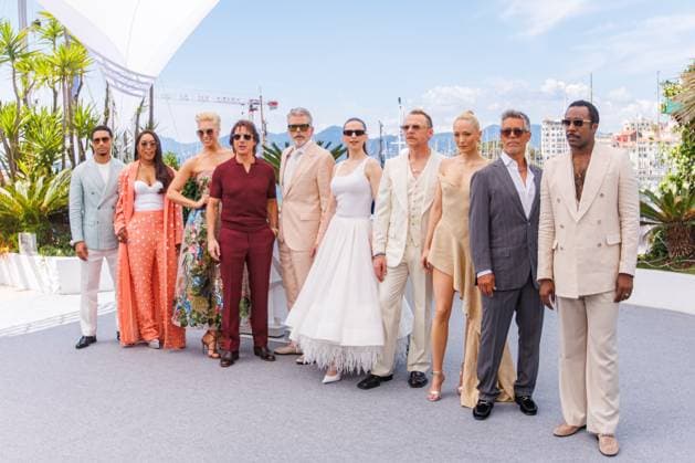 Festival de Cannes Photocall Mission Impossible The Final Reckoning Greg Tarzan Davis, Angela Bassett, Hannah Waddingham, Tom Cruise, Christopher McQuarrie, Hayley Atwell, Simon Pegg, Pom Klementieff, Esai Morales and Trammell Tillman at the photocall of Mission Impossible The Final Reckoning during the 78 Cannes Film Festival on 14 05 2025 Copyright: xEventpressxKochanx
