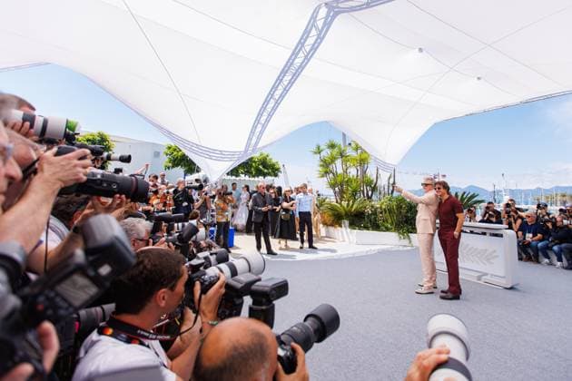 Festival de Cannes Photocall Mission Impossible The Final Reckoning Christopher McQuarrie and Tom Cruise at the Photocall of Mission Impossible The Final Reckoning during the 78 Cannes Film Festival on 14 05 2025 Copyright: xEventpressxKochanx