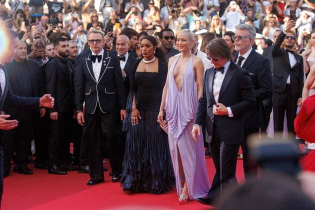 Festival de Cannes Premiere Mission Impossible The Final Reckoning Simon Pegg, Angela Bassett, Tramell Tillman, Pom Klementieff, Tom Cruise and Christopher McQuarrie at the premiere of Mission Impossible The Final Reckoning during the 78 Cannes Film Festival on 14 05 2025 Copyright: xEventpressxKochanx