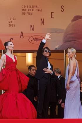Festival de Cannes Premiere Mission Impossible The Final Reckoning Hayley Atwell, Tom Cruise and Pom Klementieff at the premiere of Mission Impossible The Final Reckoning during the 78 Cannes Film Festival on 14 05 2025 Copyright: xEventpressxKochanx