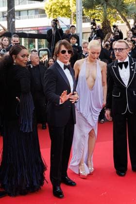 Festival de Cannes Premiere Mission Impossible The Final Reckoning Angela Bassett, Tom Cruise, Pom Klementieff and Simon Pegg at the premiere of Mission Impossible The Final Reckoning during the 78 Cannes Film Festival on 14 05 2025 Copyright: xEventpressxKochanx