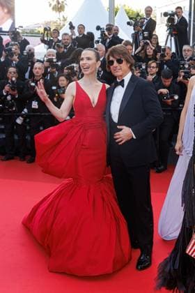 Festival de Cannes Premiere Mission Impossible The Final Reckoning Hayley Atwell and Tom Cruise at the premiere of Mission Impossible The Final Reckoning during the 78 Cannes Film Festival on 14 05 2025 Copyright: xEventpressxKochanx