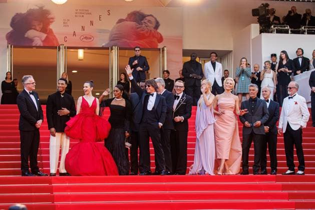 Festival de Cannes Premiere Mission Impossible The Final Reckoning Greg Tarzan Davis, Hayley Atwell, Angela Bassett, Tramell Tillman, Thierry Fremaux, Simon Pegg, Tom Cruise, Pom Klementieff, Iris Knobloch, Hannah Waddingham, Esai Morales and Brian Robbins at the premiere of Mission Impossible The Final Reckoning during the 78 Cannes Film Festival on 14 05 20 Copyright: xEventpressxKochanx