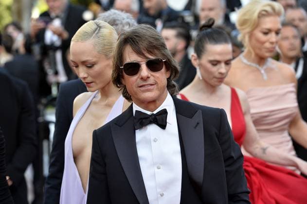 Tom Cruise at the premiere of MISSION IMPOSSIBLE THE FINAL RECKONING in Cannes on 14 05 2025
