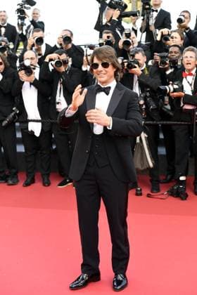 Tom Cruise at the premiere of MISSION IMPOSSIBLE THE FINAL RECKONING in Cannes on 14 05 2025