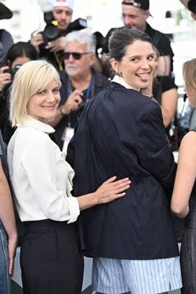 Cannes - Qui Brille au Combat Photocall Actresses Mélanie Laurent and Josephine Japy attend the Qui Brille au Combat (The Wonderers) photocall as part of the 78th Cannes Film Festival in Cannes, France on May 15, 2025. Photo by David Niviere ABACAPRESS.COM Cannes Provence-Alpes-Cote d Azur France  Copyright: xNivierexDavid ABACAPRESS.COMx