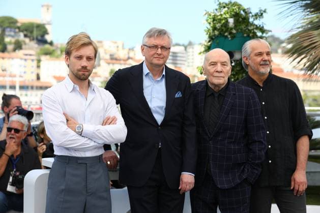May 15, 2025, Cannes, Cote D azur, France: Cast and crew pose during the photocall for Two Prosecutors at the 78th Annual Cannes Film Festival at Palais des Festivals in Cannes, France Cannes France - ZUMAc179 20250515_zep_c179_020 Copyright: xMickaelxChavetx