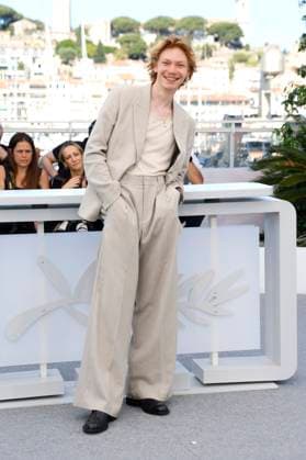 Filip Schnack at the photocall for the feature film Sound of Falling Looking into the sun at the Festival de Cannes 2025 78 Cannes International Film Festival at the Palais des Festivals Cannes, 15 05 2025 Foto:xD.xBedrosianx xFuturexImagex falling_5579