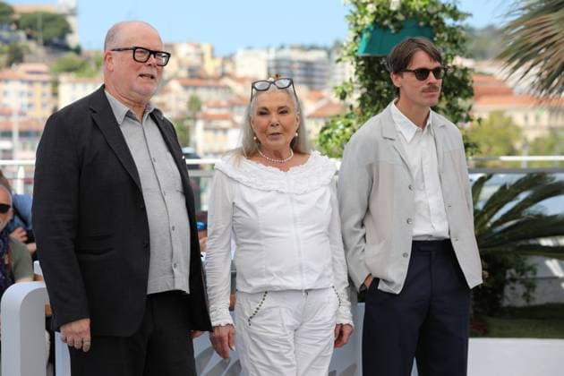 May 15, 2025, Cannes, Cote D azur, France: MATTIAS NOHRBORG, PIA DEGERMARK and JON ASP pose during the photocall for Being Bo Widerberg at the 78th Annual Cannes Film Festival at Palais des Festivals in Cannes, France Cannes France - ZUMAc179 20250515_zep_c179_056 Copyright: xMickaelxChavetx