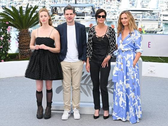 Cannes, Cannes, France: Cannes, 78th Cannes Film Festival 2025 - day 3 - Photocall of the film Dalloway . In the picture Freya Mavor, Yann Gozlan, Anna Mouglalis and CÃ cile de France Cannes France  - ZUMAp169 20250515_zea_p169_277 Copyright: xAlbertoxTerenghix