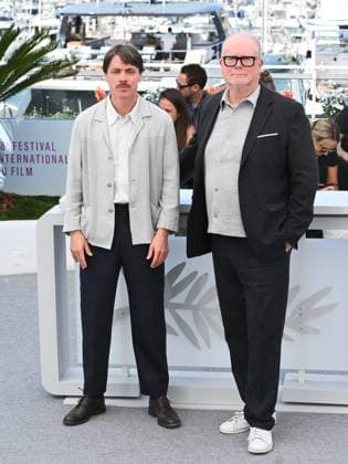 Cannes, 78th Cannes Film Festival 2025 - day 3 - Photocall of the film I huvudet pa Bo Cannes, 78th Cannes Film Festival 2025 - day 3 - Photocall of the film I huvudet pa Bo . In the photo Jon Asp, Mattias Nohrborg, Cannes Cannes France  Copyright: xIPA ABACAx