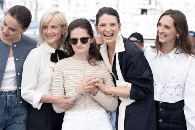 Cannes - Qui Brille au Combat photocall DN Melanie Laurent, Bertille Japy and Josephine Japy attend the Qui Brille au Combat (The Wonderers) photocall at the 78th annual Cannes Film Festival at Palais des Festivals on May 15, 2025 in Cannes, France. Photo by David NIVIERE ABACAPRESS.COM CANNES France  Copyright: xNivierexDavid ABACAPRESS.COMx