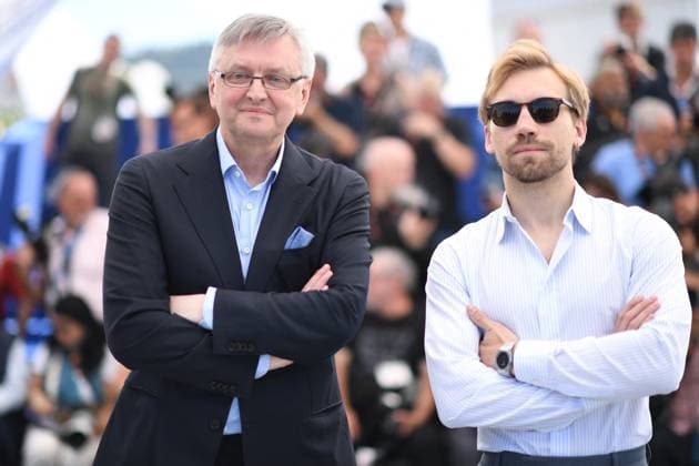 Cannes Two Prosecutors Photocall AM Sergei Loznitsa and Aleksandr Kuznetsov attending the Two Prosecutors (Deux Procureurs) Photocall in Cannes, France on May 15, 2025 as part of the 78th Cannes Film Festival. Photo by Aurore Marechal ABACAPRESS.COM Cannes France  Copyright: xMarechalxAurore ABACAx