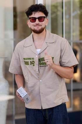Cannes Just Ryan out Hotel Martinez MP Just Ryan is going out Hotel Martinez ahead of the 78th Cannes Film Festival on May 15, 2025 in Cannes, France. Photo by Marco Piovanotto ABACAPRESS.COM  Copyright: xPiovanottoxMarco ABACAx