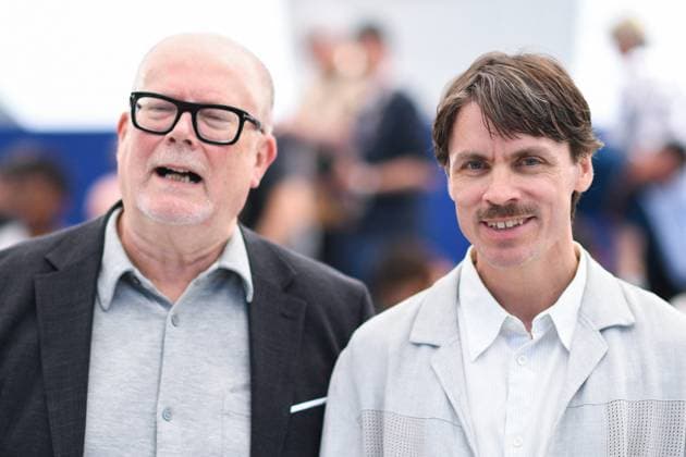 Cannes Being Bo Widerberg Photocall AM Mattias Nohrborg and Jon Asp attending the I Huvudet Pa Bo (Being Bo Widerberg) Photocall in Cannes, France on May 15, 2025 as part of the 78th Cannes Film Festival. Photo by Aurore Marechal ABACAPRESS.COM Cannes France  Copyright: xMarechalxAurore ABACAx