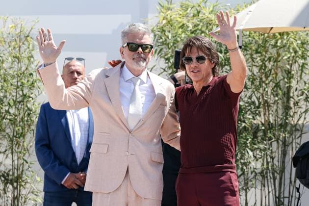 Cannes, The arrival of the cast at the Mission Impossible - The Final Reckoning photocall during the Festival de Cannes. In the photo: Tom Cruise (Actor), Christopher McQuarrie (Director)  Copyright: xAlessandroxBremecx xipa-agency.netx xx IPA_Agency_IPA57721790