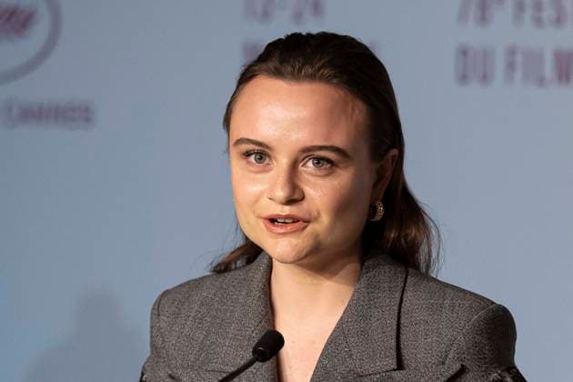 Cannes - Sound of Falling Press Conference Lena Urzendowsky attends the Sound of Falling Press Conference at the 78th annual Cannes Film Festival at Palais des Festivals on May 15, 2025 in Cannes, France. Photo by Sebastien Courdji pool ABACAPRESS.COM Cannes France  Copyright: xABACAx