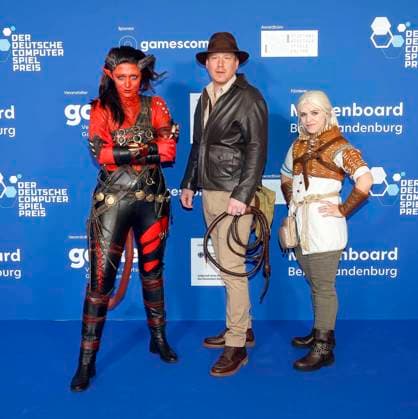 Cosplayers at the German Computer Game Award 2025