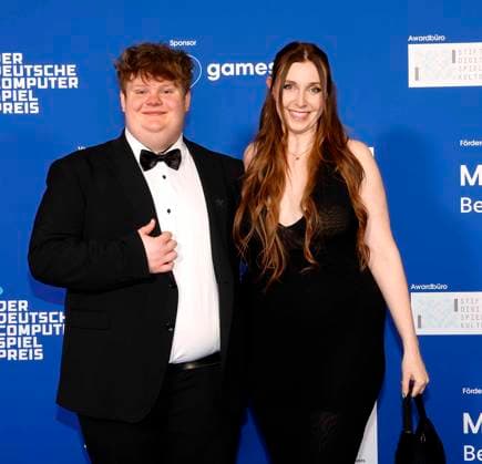 JustNoah and Lunarie TTV at the German Computer Game Award 2025