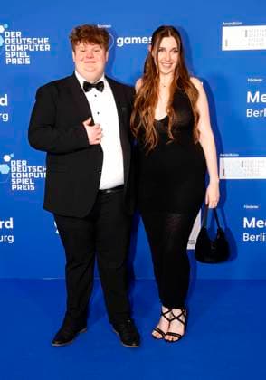 JustNoah and Lunarie TTV at the German Computer Game Award 2025