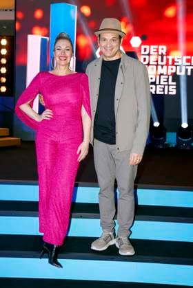 Ruth Moschner and Kaya Yanar at the German Computer Game Award 2025