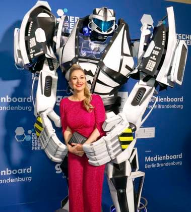 Ruth Moschner at the German Computer Game Award 2025