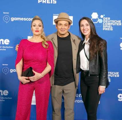Ruth Moschner, Kaya Yanar, Jasmin Gnu at the German Computer Game Award 2025