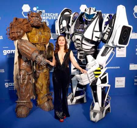 Sarah Alles at the German Computer Game Award 2025