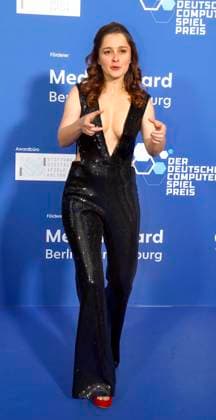 Sarah Alles at the German Computer Game Award 2025