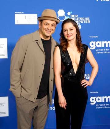 Kaya Yanar, Sarah Alles at the German Computer Game Award 2025