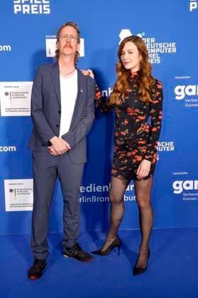 Uke Bosse, Katrin Bauerfeind at the German Computer Game Award 2025