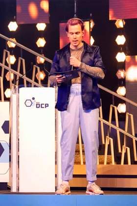 Constantin Conny Höft as Conny Calls Shotgun at the German Computer Game Award 2025