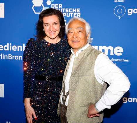 Dorothee Bär, Takeo Ischi at the German Computer Game Award 2025