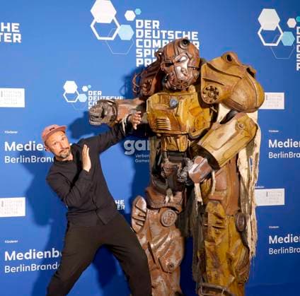 Alex Siedenbiedel at the German Computer Game Award 2025