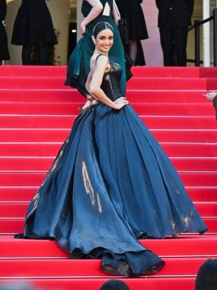 Cannes, France: Cannes, 78th Cannes Film Festival 2025 - evening 3 - red carpet of the film Dossier 137 (Case 137) - In the photo: Veena Praveenar Singh Cannes France  - ZUMAp169 20250515_zea_p169_582 Copyright: xManuelexMangiarottix