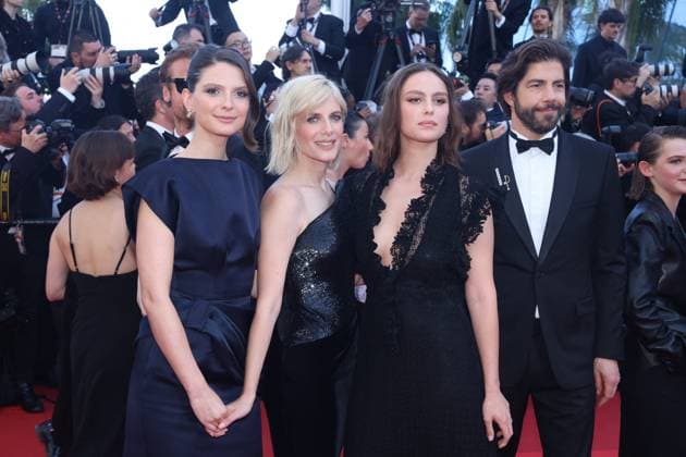 Cannes Dossier 137 Screening JD Josephine Japy, Melanie Laurent, Angelina Woreth attend the red carpet for Dossier 137 (Case 137) as part of the 78th Cannes Film Festival in Cannes, France on May 15, 2025. Jerome Domine ABACAPRESS.COM Cannes France  Copyright: xDominexJerome ABACAx