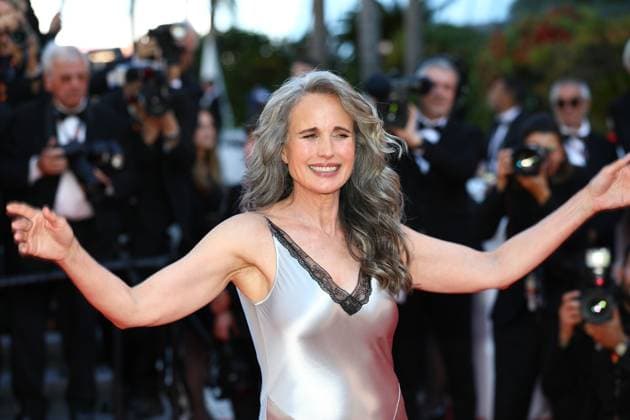 May 15, 2025, Cannes, Cote D azur, France: ANDIE MAC DOWELL on the red carpet for the Case 137 Premiere screening at the 78th Annual Cannes Film Festival at Palais des Festivals in Cannes, France Cannes France - ZUMAc179 20250515_zep_c179_157 Copyright: xMickaelxChavetx