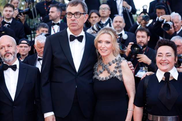 Gilles Marchand, Dominik Moll, Lea Drucker and Sandra Colombo at the premiere of the feature film Dossier 137 Case 137 at the Festival de Cannes 2025 78 Cannes International Film Festival at the Palais des Festivals Cannes, 15 05 2025 Foto:xD.xBedrosianx xFuturexImagex dossier_5509