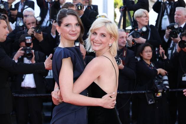Dossier 137 (Case 137) Red Carpet at the 78th Annual Cannes Film Festival JosÃ phine Japy and MÃ lanie Laurent - Dossier 137 (Case 137) Red Carpet at the 78th Annual Cannes Film Festival in Cannes, France on May 15, 2025.  Copyright: x Chassery+Courdjix