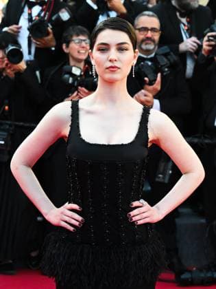 Cannes, 78th Cannes Film Festival 2025 - evening 3 - red carpet of the film Dossier 137 (Case 137) - In the photo: Anamaria Vartolomei  Copyright: xManuelexMangiarottix xipa-agency.netx xPoolxPhotoxEventsx05x IPA_Agency_IPA57735629
