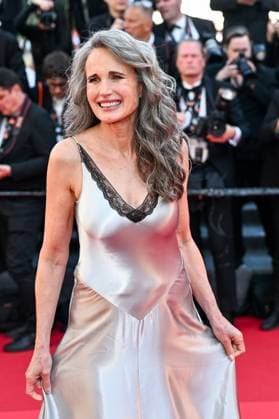 78eme Festival International du Film de Cannes Montée des marchesdu film Dossier 137 78th International Cannes Film Festival Red Carpet of Dossier 137 movie Festival de Cannes 2025 Red carpet Dossier 137 Andy MacDowell 444308 2025 05 15 MacDowell, Andie  Copyright: xLionelxGuericolas MPPx STAR_444308_024