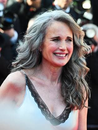 Cannes, France: Cannes, 78th Cannes Film Festival 2025 - evening 3 - red carpet of the film Dossier 137 (Case 137) - In the photo: Andie MacDowell Cannes France  - ZUMAp169 20250515_zea_p169_1118 Copyright: xManuelexMangiarottix