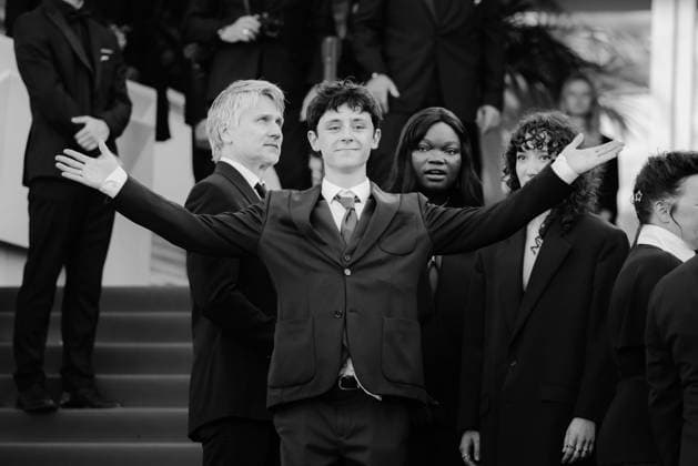 78eme Festival International du Film de Cannes Montée des marchesdu film Dossier 137 78th International Cannes Film Festival Red Carpet of Dossier 137 movie 444307 2025 05 15 Alpes Maritimes Cannes France Malanda, Guslagie Riu, Mathilde Peronnet, Come  Copyright: xTerencexBaelenx STAR_444307_095